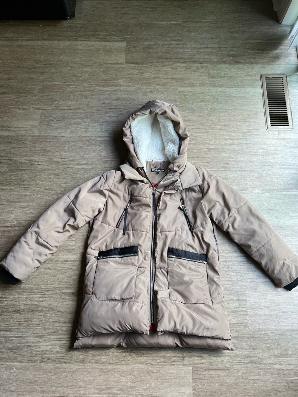Steve Madden Puffer Parka Jacket